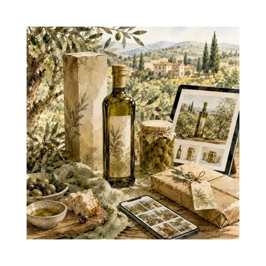 Prodotto agricolo, packaging, sito web e comunicazione coordinati per rappresentare la percezione del valore aziendale